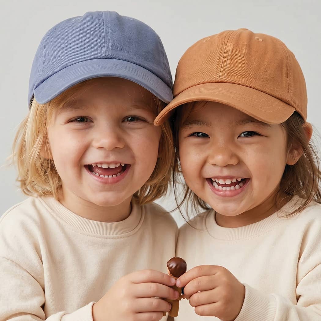 Toddler Washed Low Profile Cotton Baseball Cap
